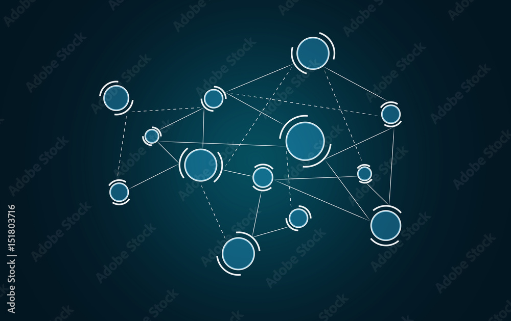 diagram of a social network abstraction diagram of a social network abstraction