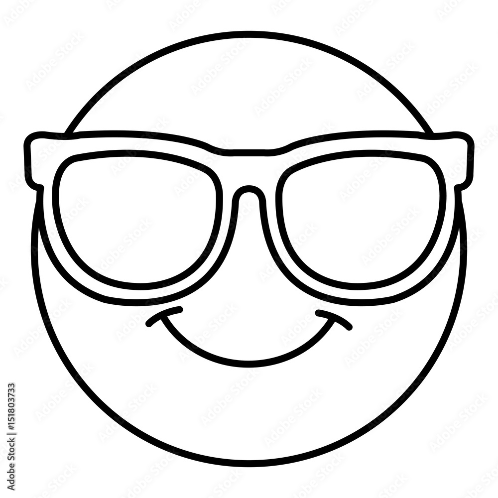 nerd face emoticon kawaii character vector illustration design nerd face emoticon kawaii character vector illustration design