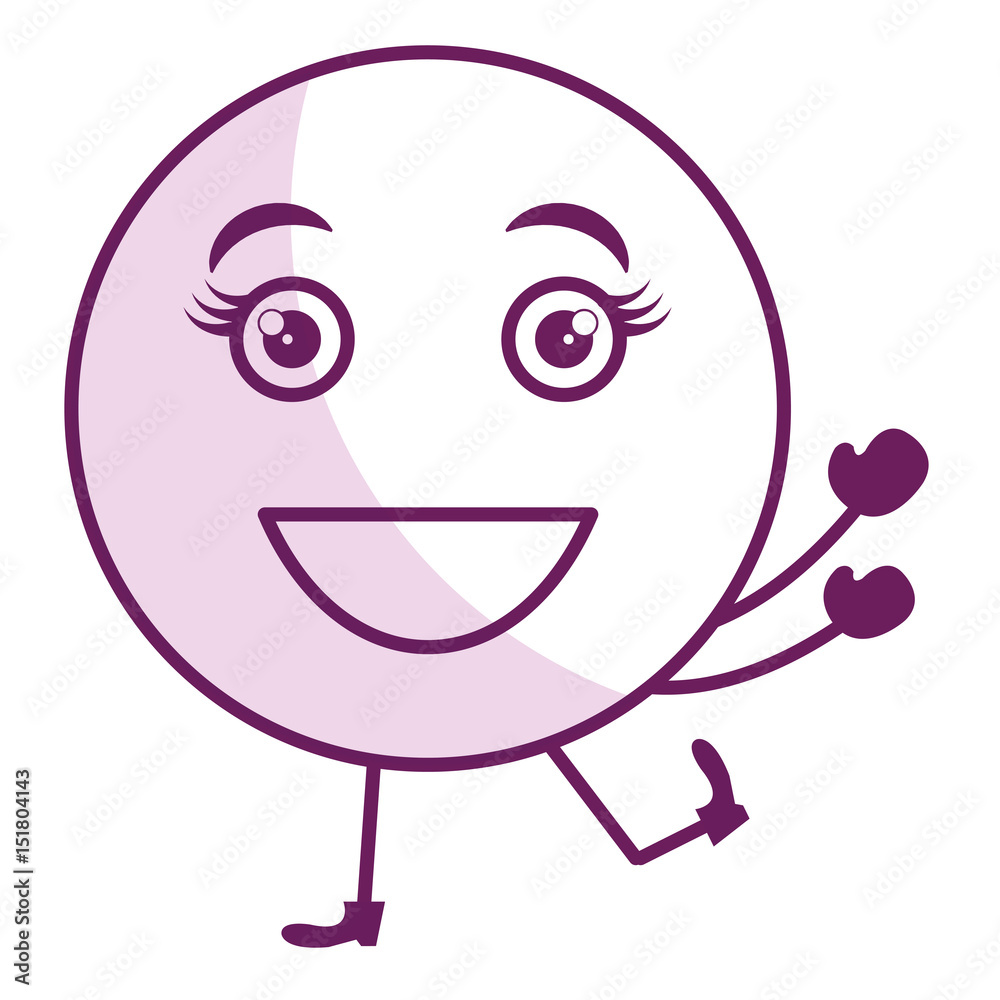 happy face emoticon kawaii character vector illustration design happy face emoticon kawaii character vector illustration design