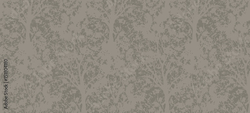 Seamless wallpaper tree shaped pattern