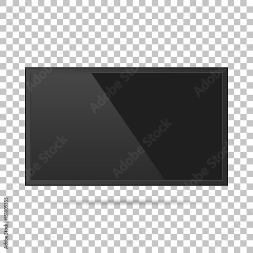 TV, screen on a isolated background vector illustration