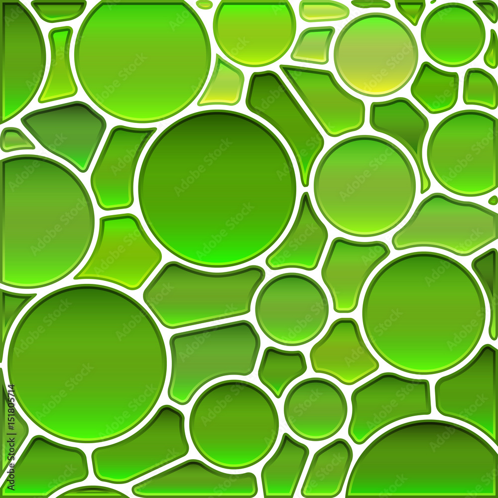 abstract vector stained-glass mosaic background