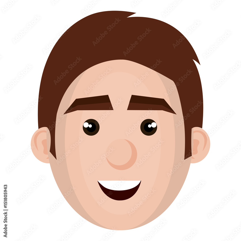 young man head avatar vector illustration design young man head avatar vector illustration design