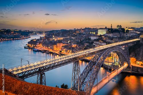 Fototapeta Skyline of Porto, Portugal