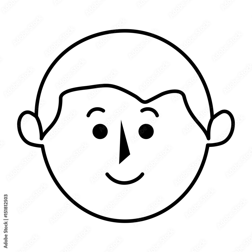 young father avatar character vector illustration design