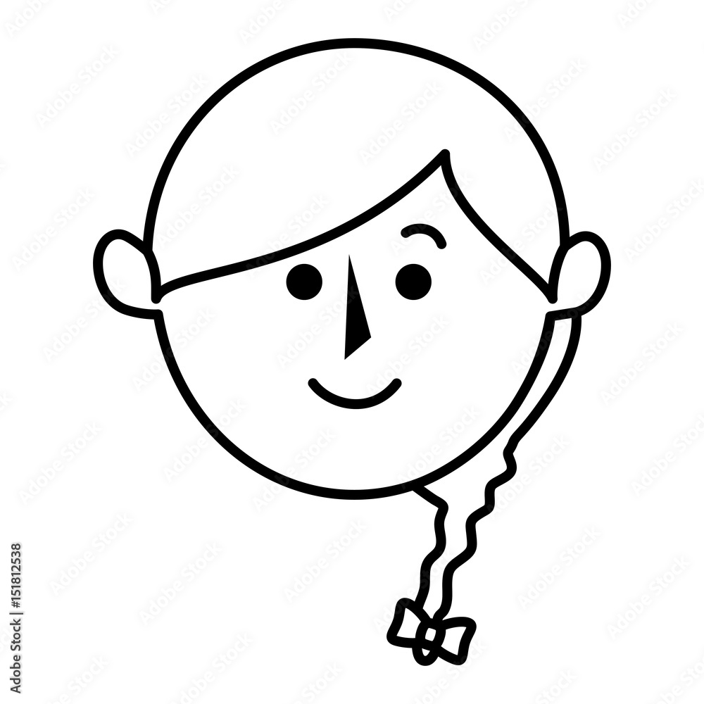 cute little girl character vector illustration design cute little girl character vector illustration design