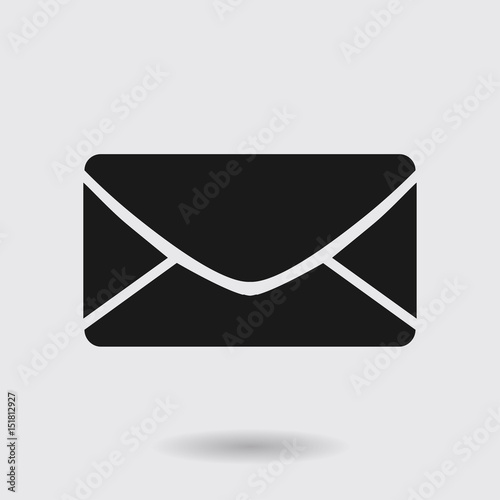 Free Download Flat  icon of letter.Mail icon. Vector symbol.  - GFXLoad