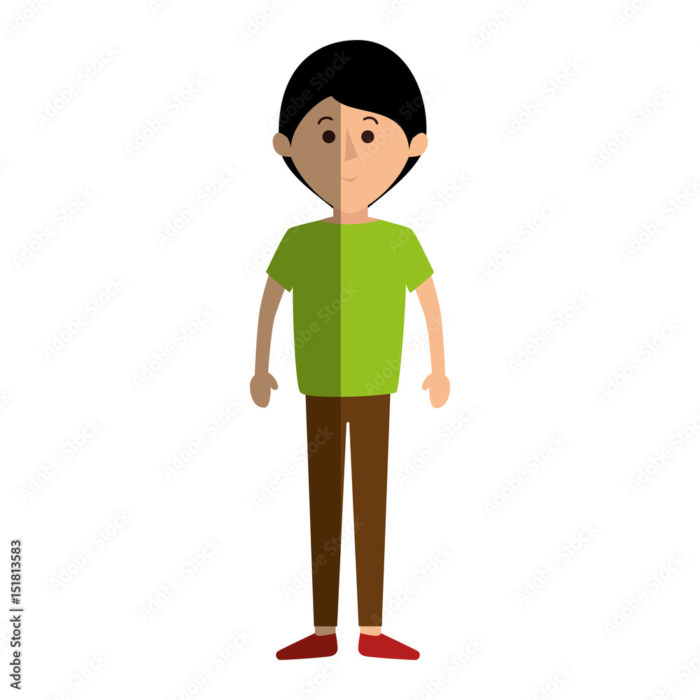 young father avatar character vector illustration design