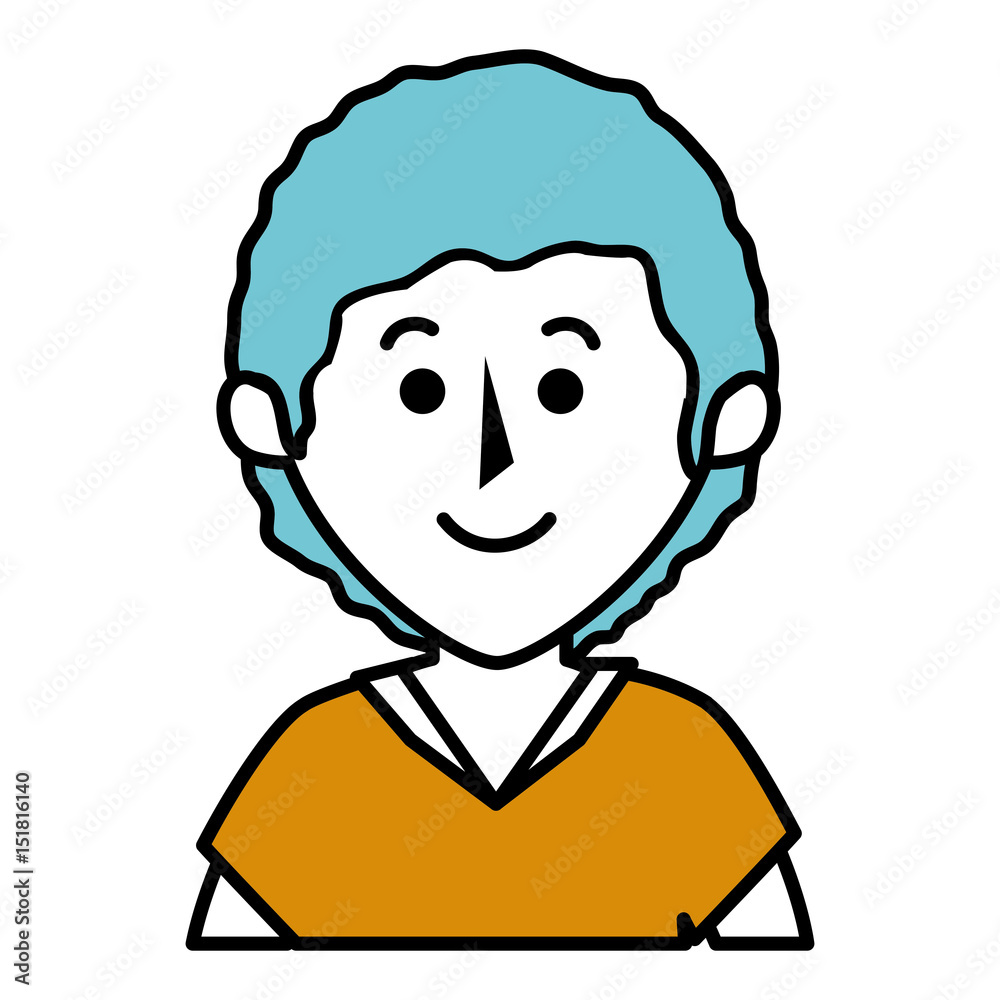 young father avatar character vector illustration design