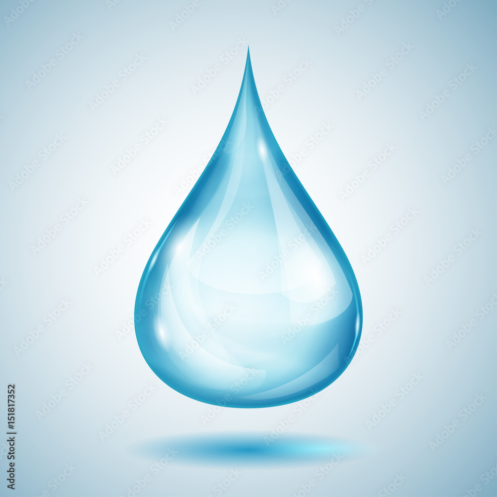 One big blue drop One big blue drop