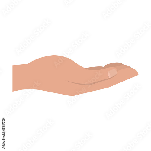 hand human isolated icon vector illustration design