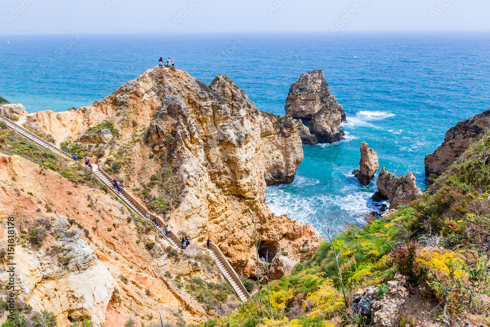 Ponta da Piedade cliffs near Lagos, Algarve, Portugal