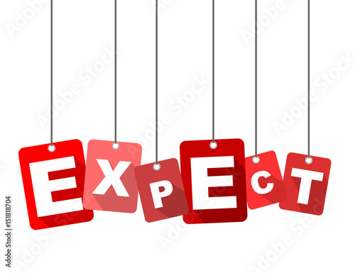 Red vector flat design background expect. It is well adapted for web design.