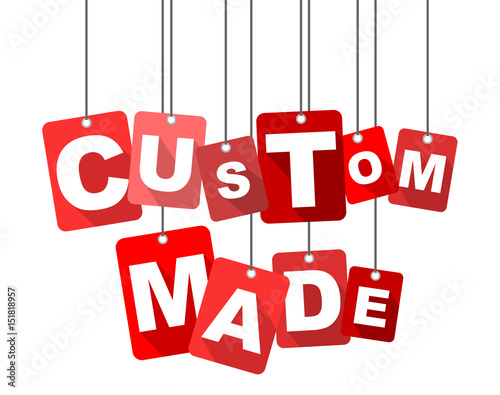 Red vector flat design background custom made. It is well adapted for web design.
