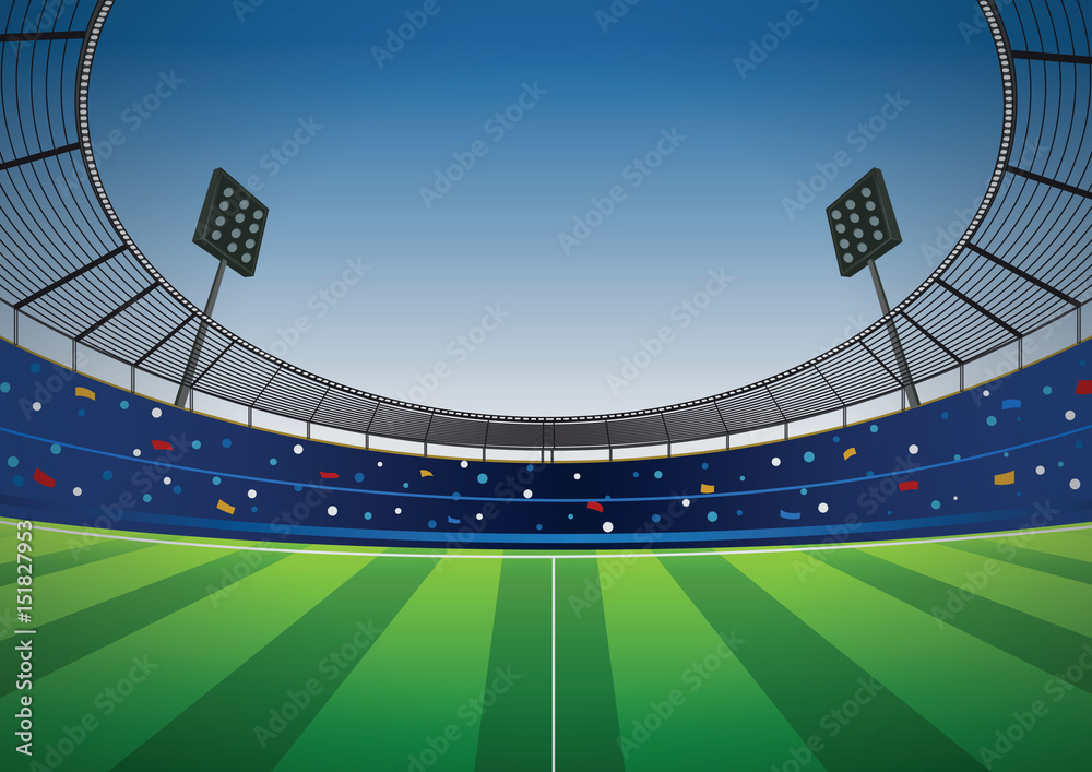 Football stdium editorial stock image. Image of soccer - 37923389