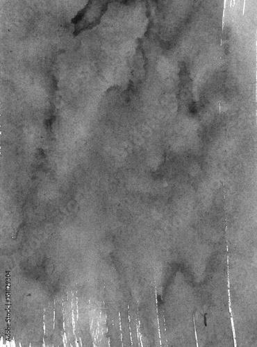 Very hight resolution. Geometric graffiti abstract background. Wallpaper with airbrush effect. Black acrylic paint stroke texture on white paper. Scattered mud art. Macro image. Hand made grunge.