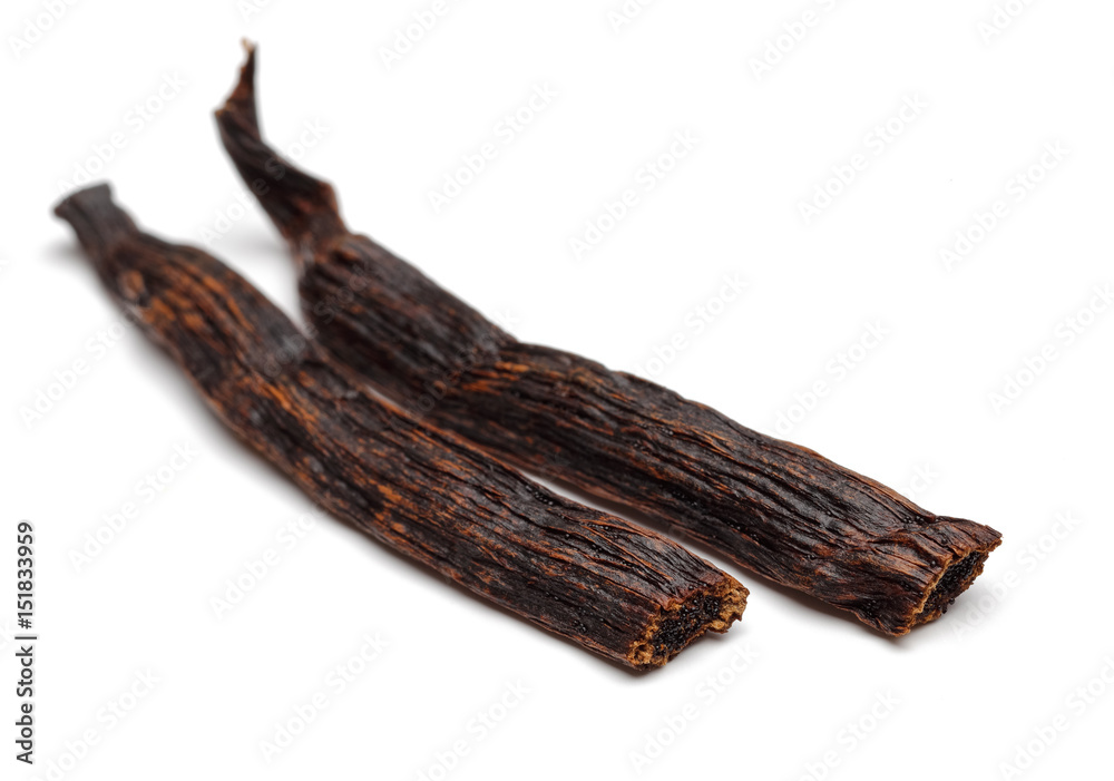 Dried vanilla pods Dried vanilla pods