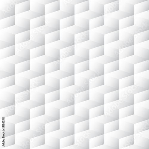 White gradient seamless geometric vector pattern