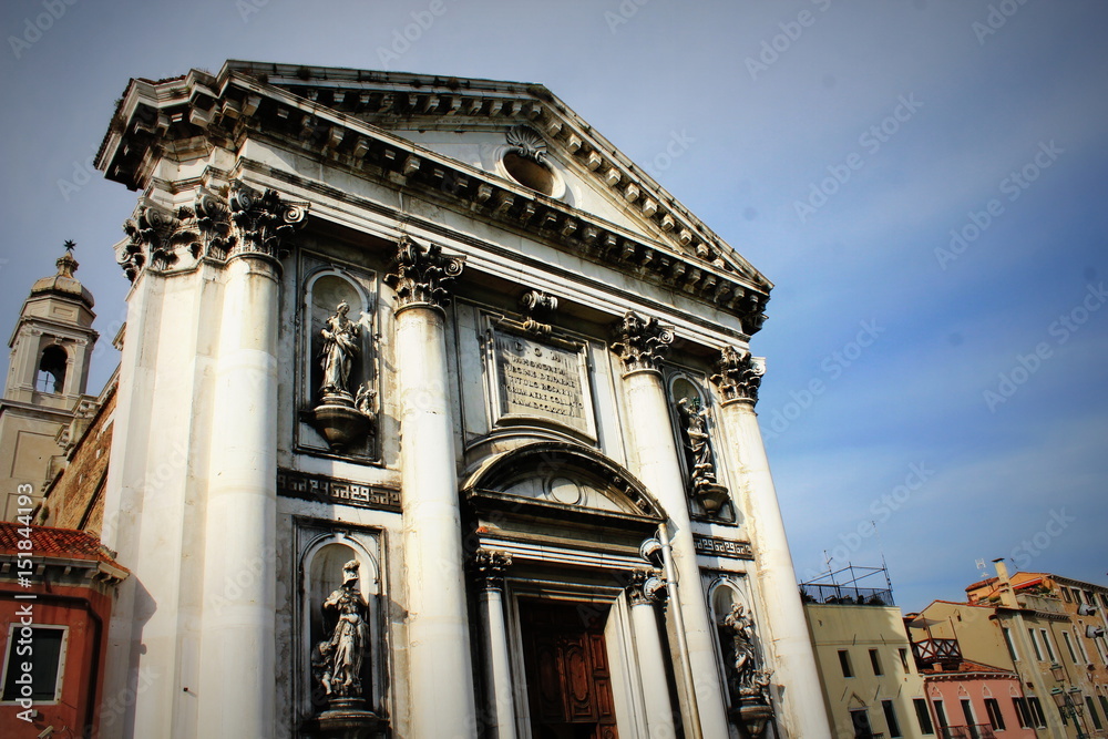 The Church of I Gesuati Sta Maria del Rosario on the Zattere in Venice