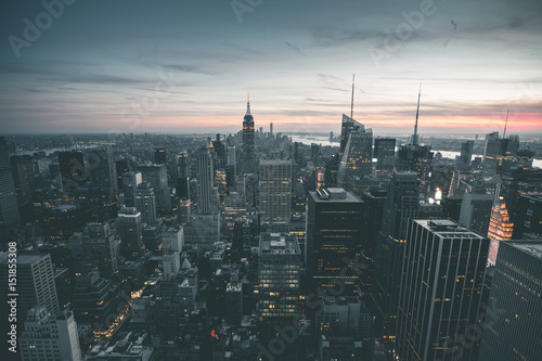 Night View of Manhattan - New York