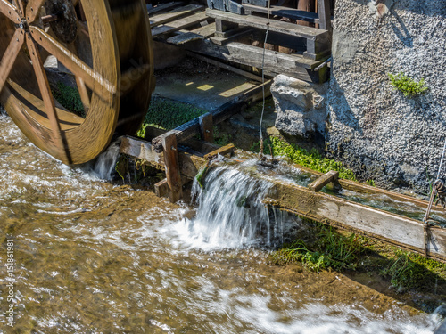 Wheel of a mill in Switzerland - 3