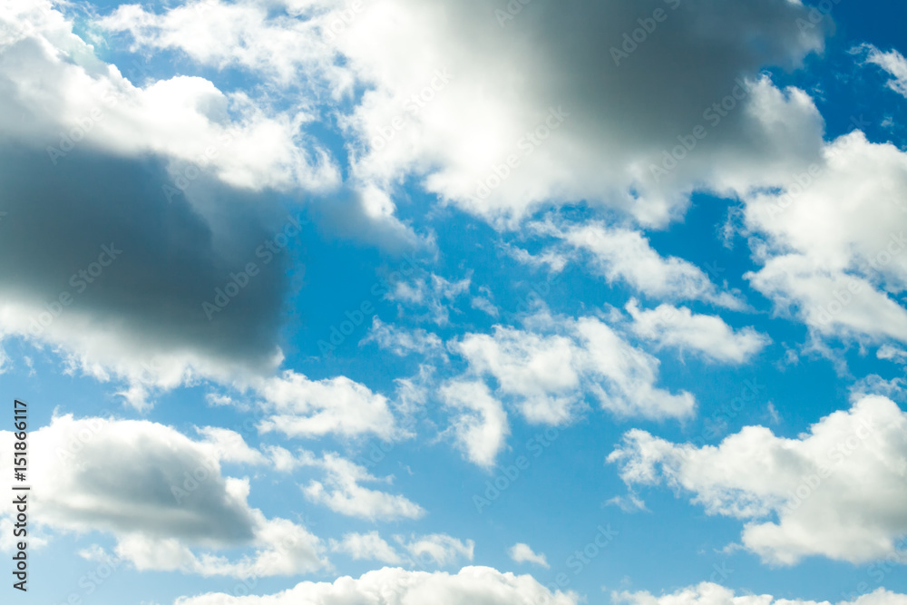 Obraz premium Blue sky with cloud