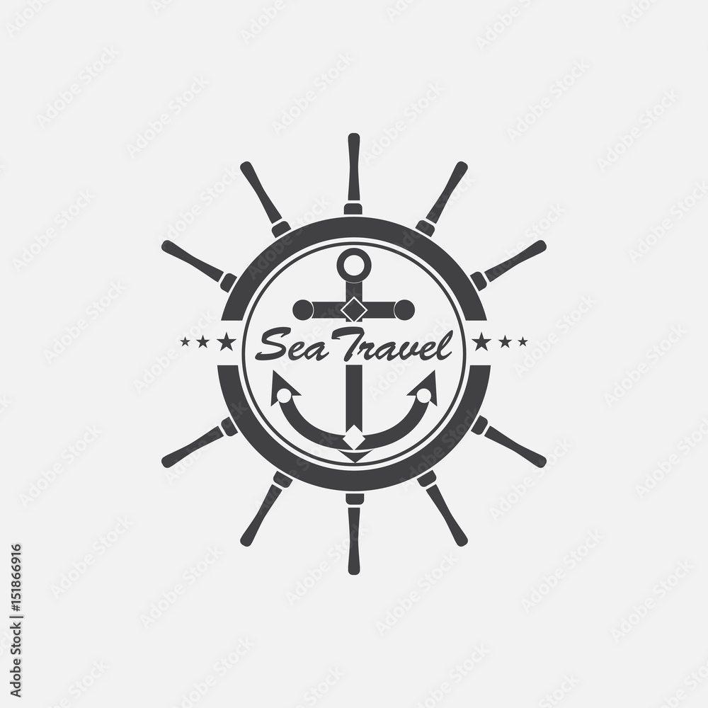 Logo sea travel
The ship wheel and a lighthouse in the center. The emblem on the marine theme. Logo sea travel
The ship wheel and a lighthouse in the center. The emblem on the marine theme.