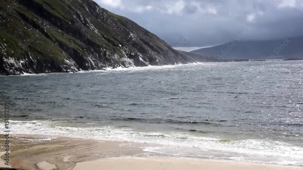 Beach in Ireland sea Beach in Ireland sea