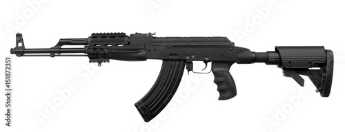 Gun isolated on white background