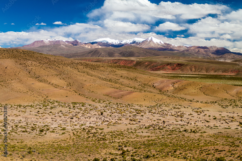 Monumental mountains in Bolivia