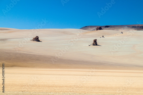 Salvador Dali Desert in Eduardo Avaroa Andean Fauna National Reserve  Bolivia