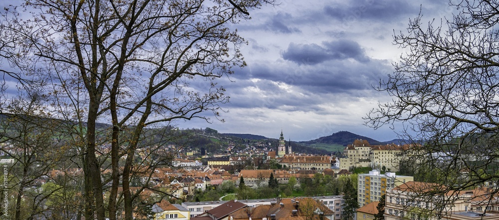 City of Cesky Krumlov in Czech Republic