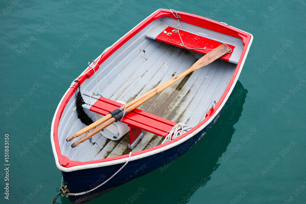 small row boat