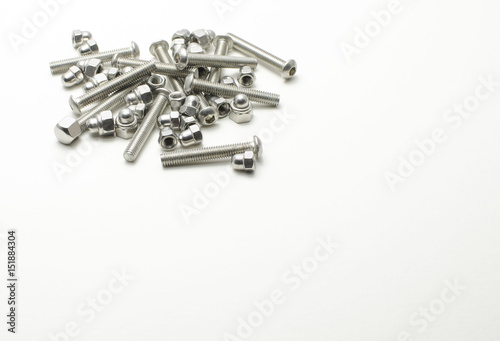 Nut and bolt of stainless steel