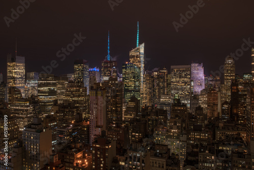 New York City skyline at night © Pol