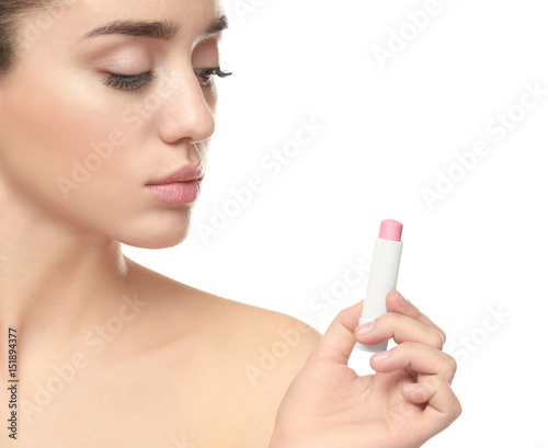 Beautiful young woman with ...