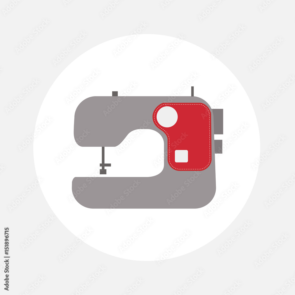 Sewing machine icon.