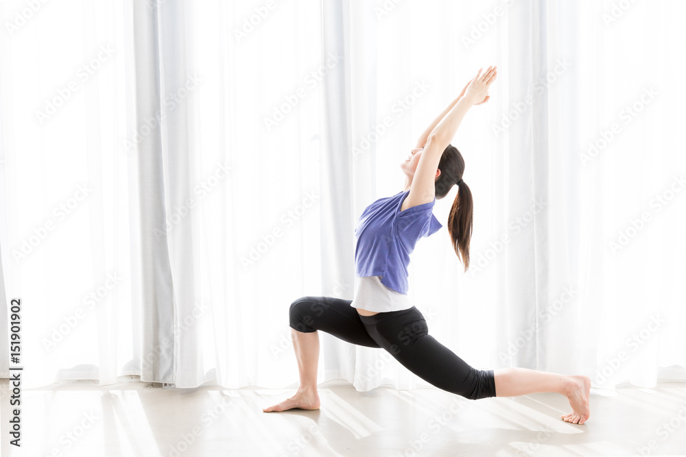 attractive asian woman yoga image attractive asian woman yoga image