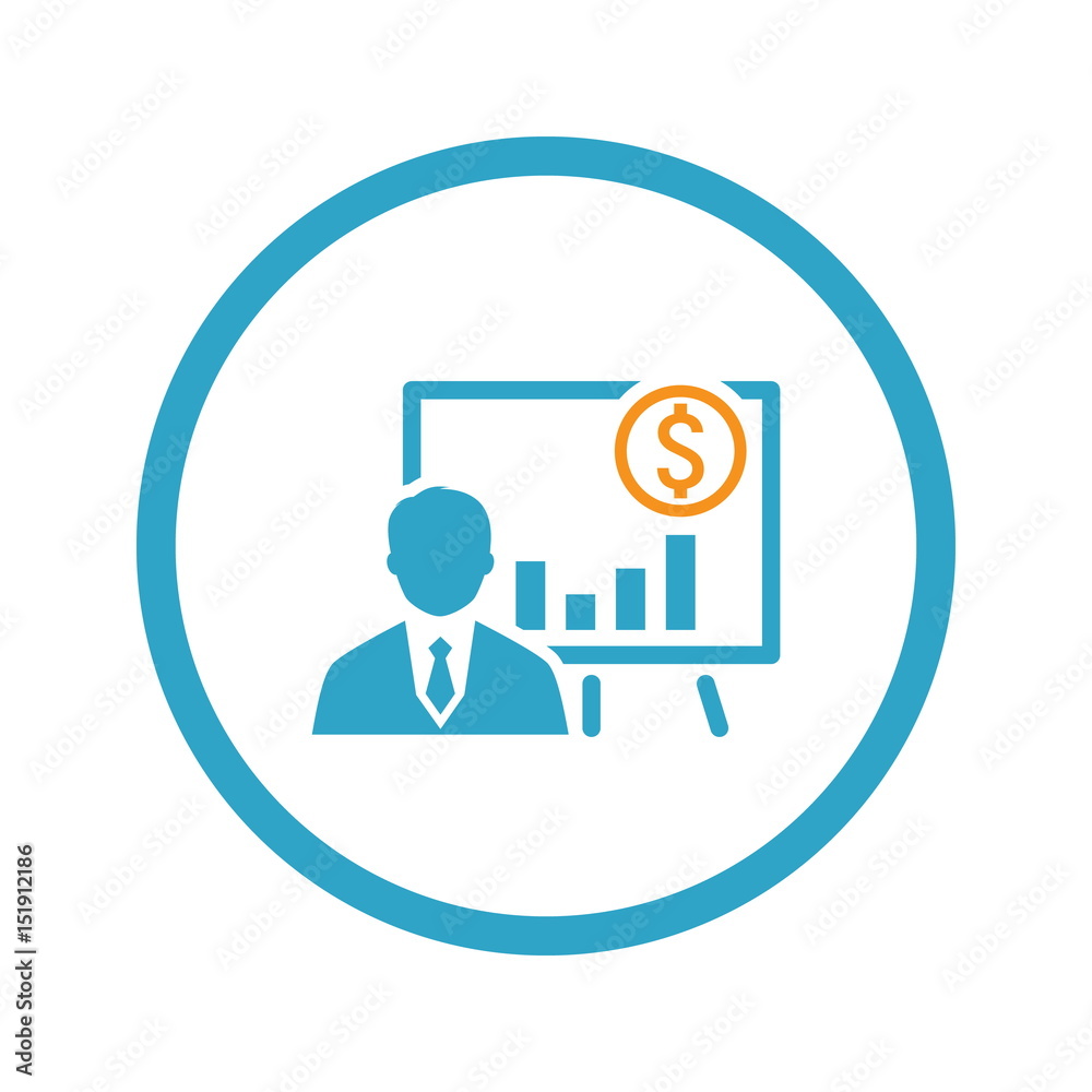 Business Training Icon. Online Learning Business Training Icon. Online Learning