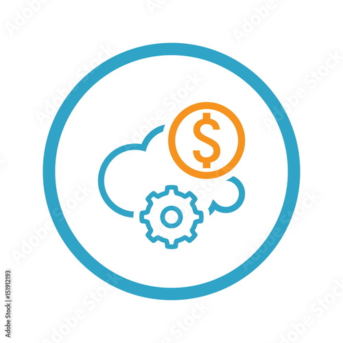 Cloud Mining Icon