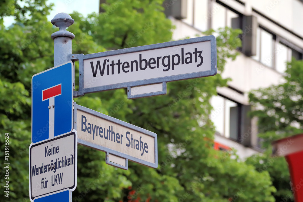 Obraz premium Wittenbergplatz Berlin