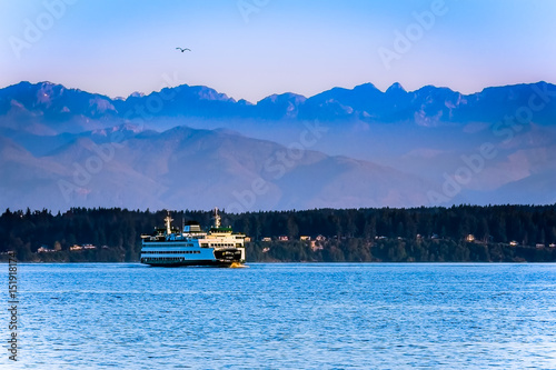Ferry Boat on the Puget Sound