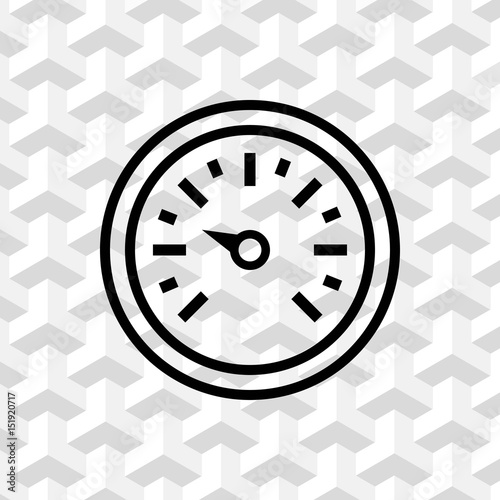 air pressure sensor icon stock vector illustration flat design