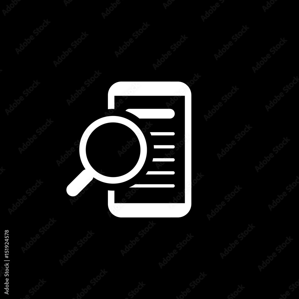 Innovative Search Icon. Business Concept. Flat Design. Innovative Search Icon. Business Concept. Flat Design.