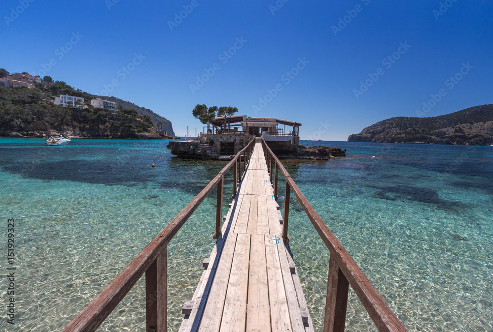 Geheimtipp: Mallorca - Camp de Mar, Brücke zur Insel Geheimtipp: Mallorca - Camp de Mar, Brücke zur Insel
