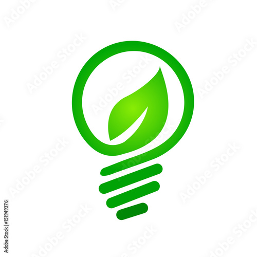 green light bulb