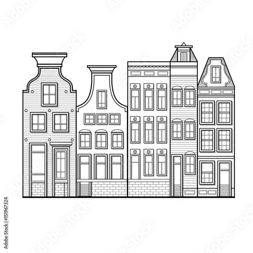 Amsterdam houses style Netherlands
