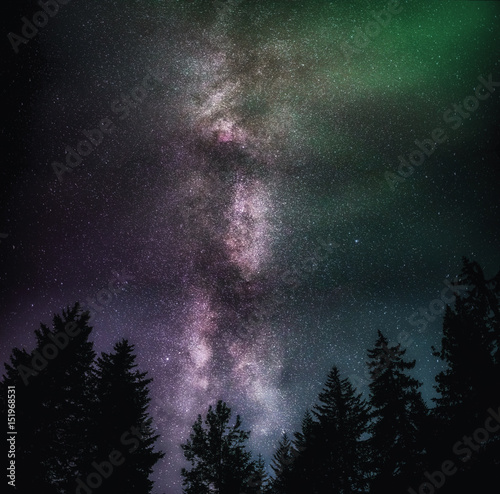 Milky way over Alaska