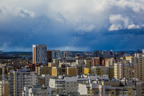 Cityscape with great sky