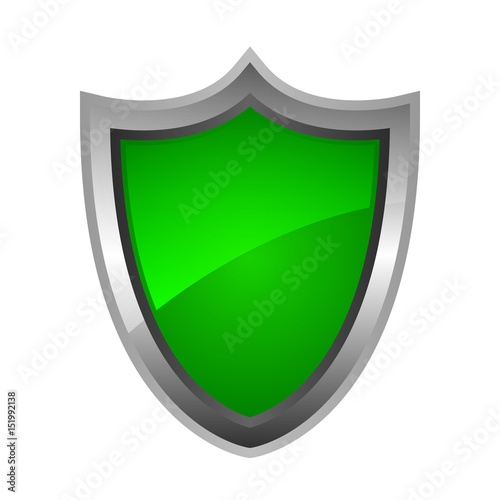 Green metal shield